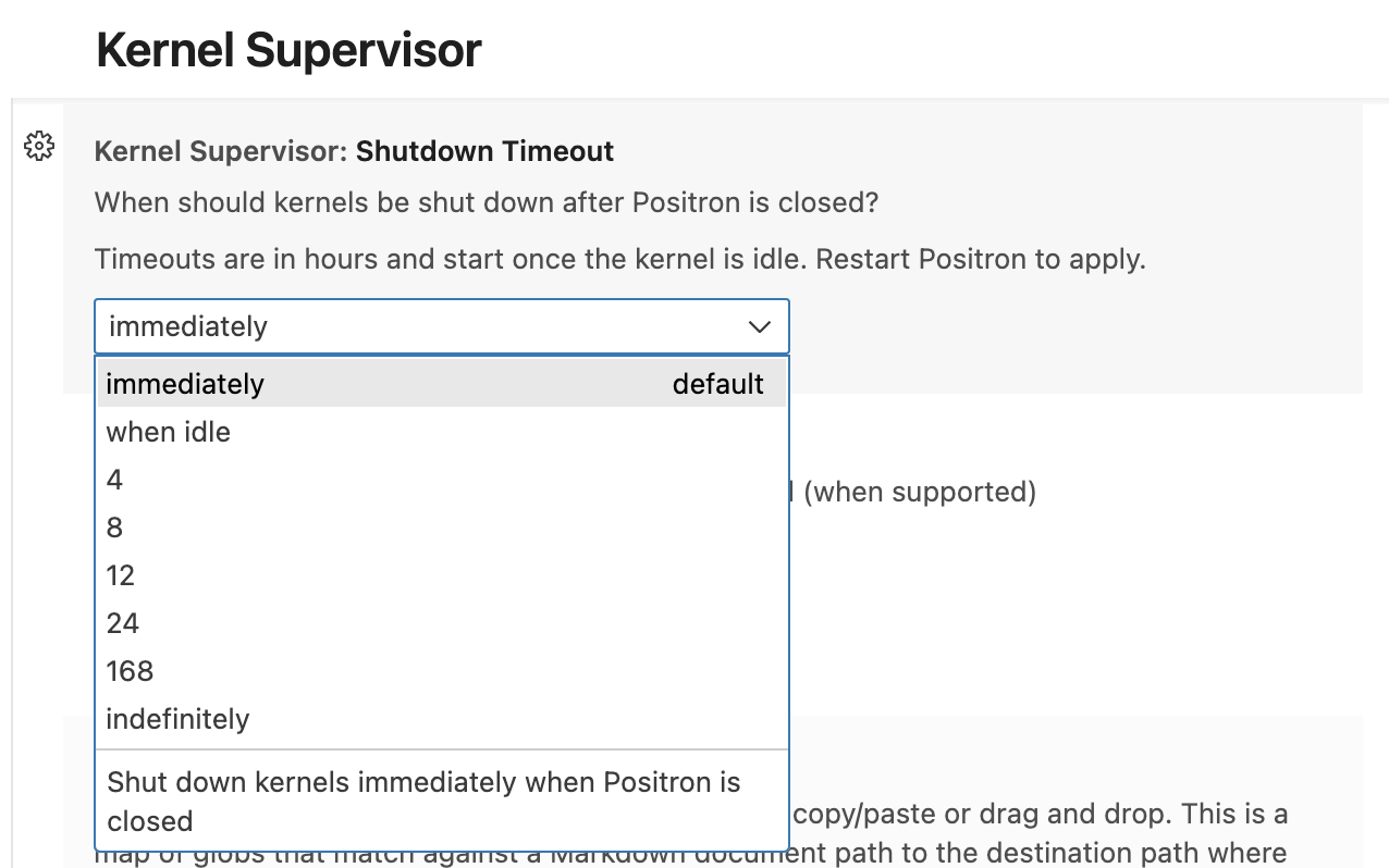 Shutdown Timeout Settings